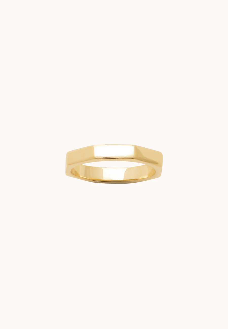 Bague Adriana laiton doré 3 microns 18 carats
