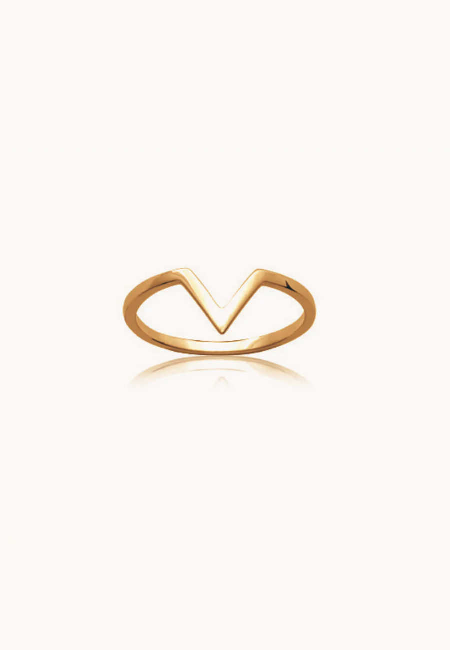 Bague Calie laiton doré 3 microns 18 carats