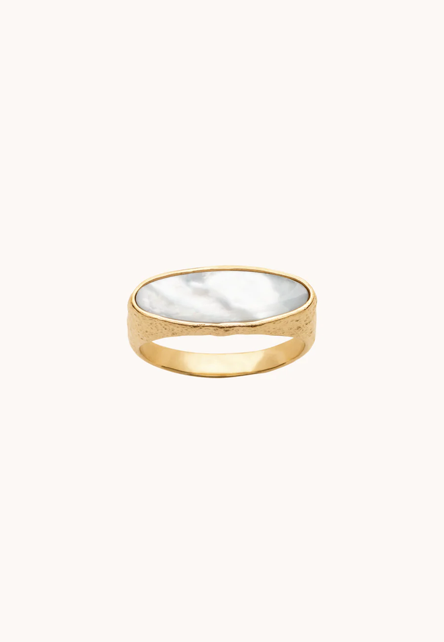 Bague Caren laiton doré 3 microns 18 carats