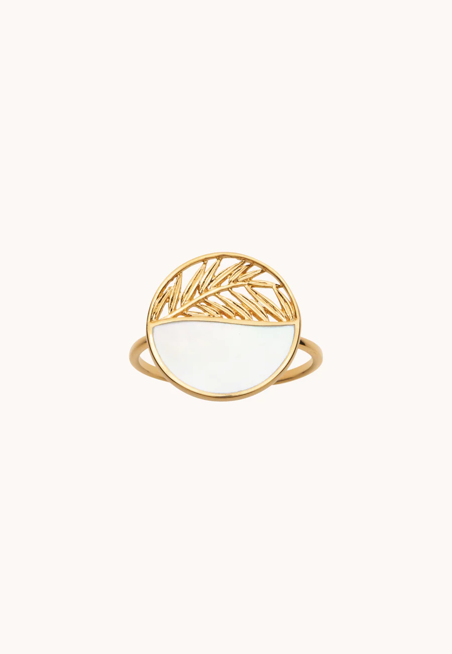 Bague Cleia laiton doré 3 microns 18 carats