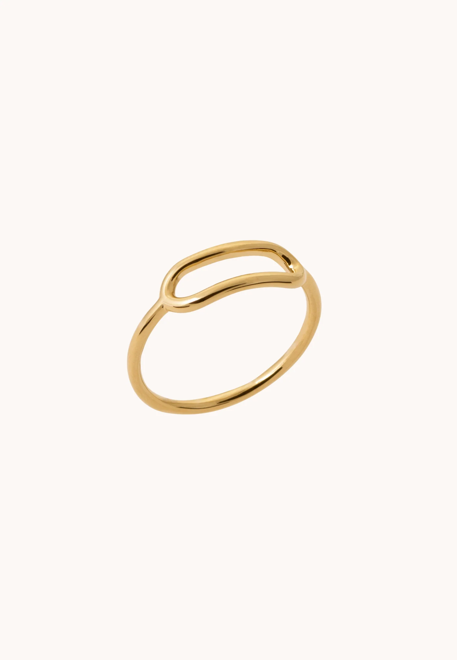Bague Inès laiton doré 3 microns 18 carats