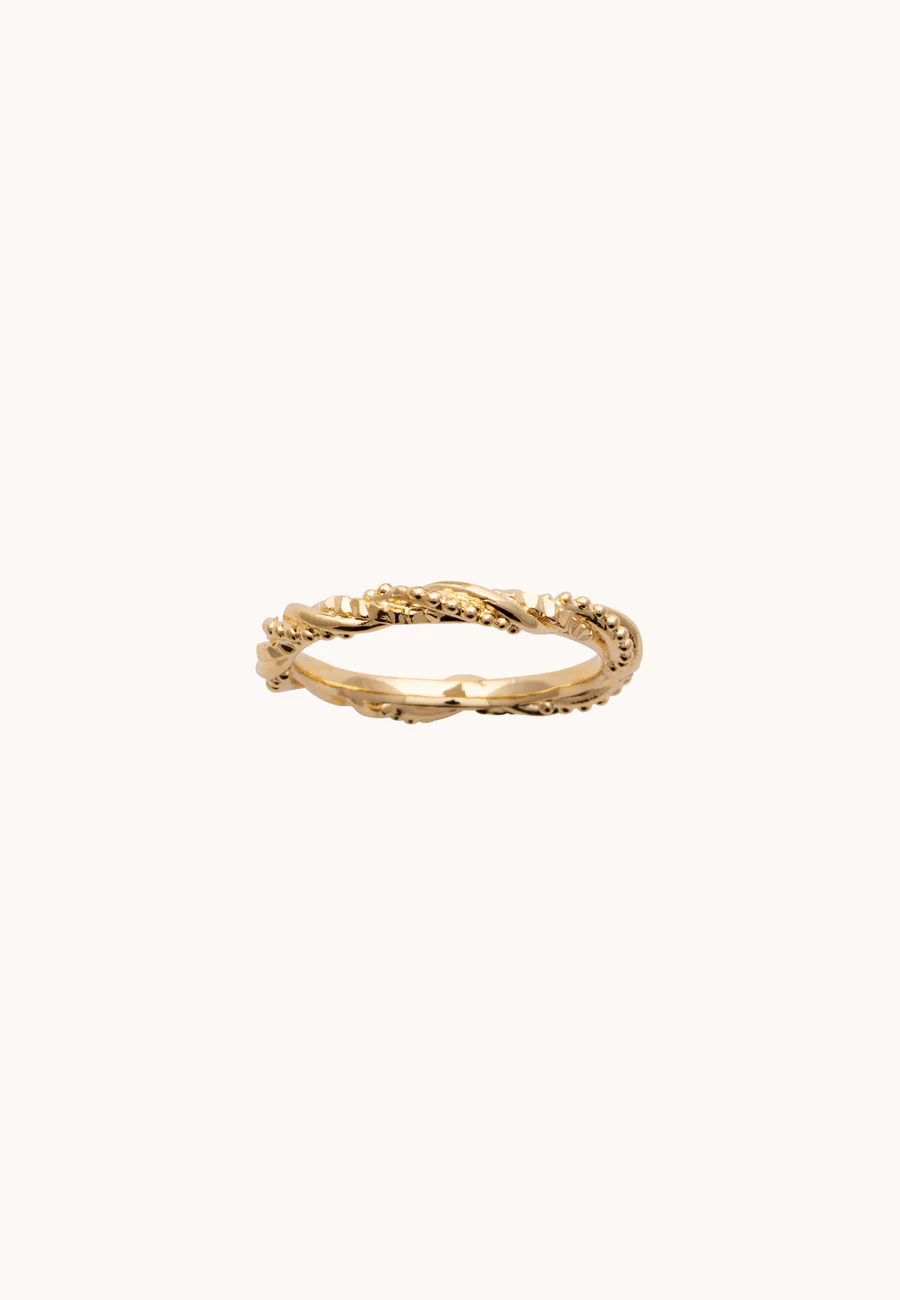 Bague Lya laiton doré 3 microns 18 carats