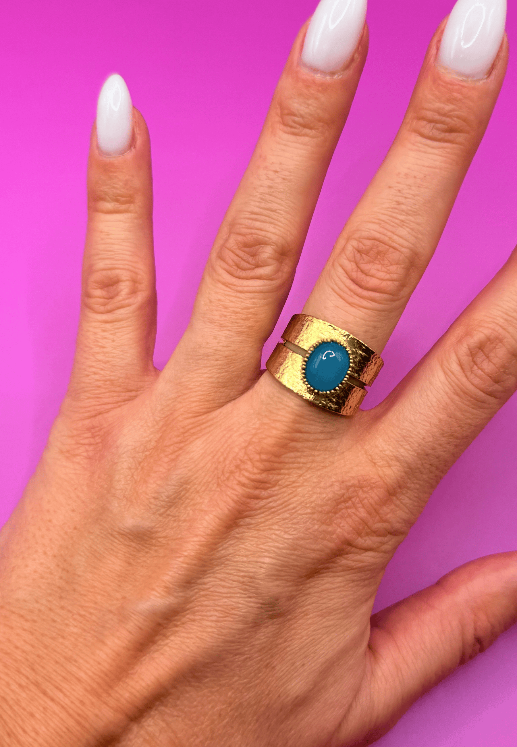 Bague Eve laiton doré 3 microns 18 carats