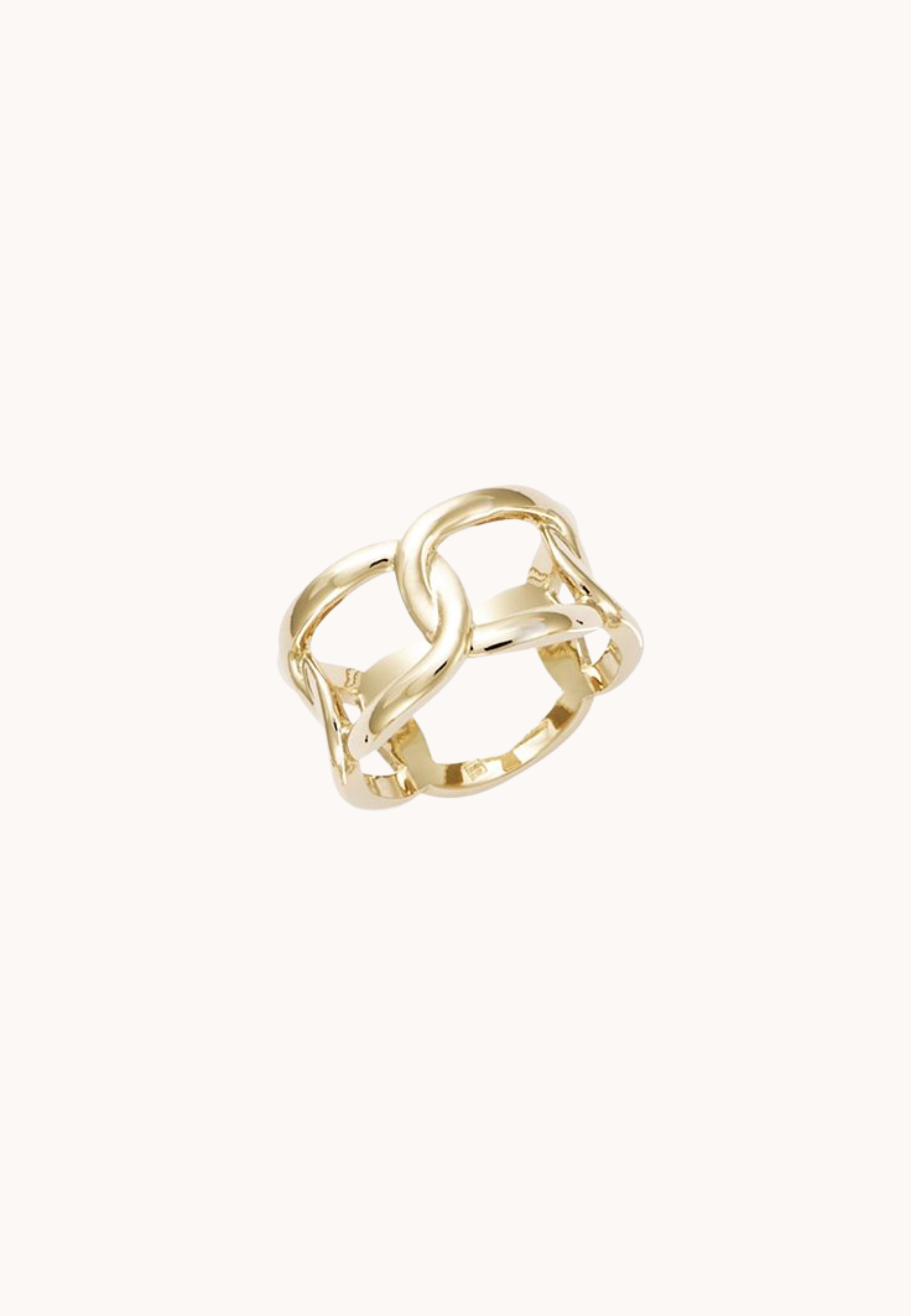 Bague Adèle laiton doré 3 microns 18 carats