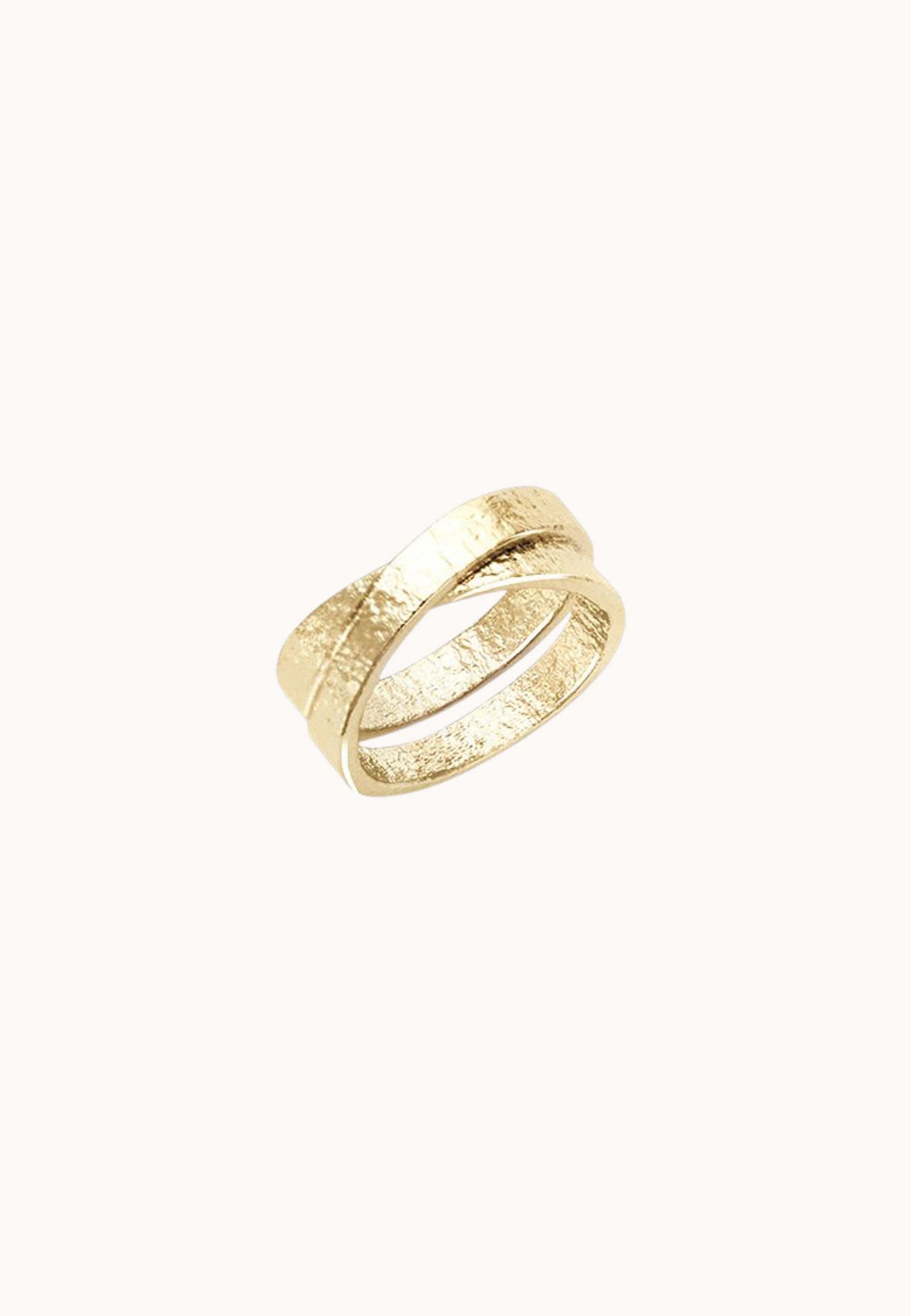 Bague Agathe laiton doré 3 microns 18 carats