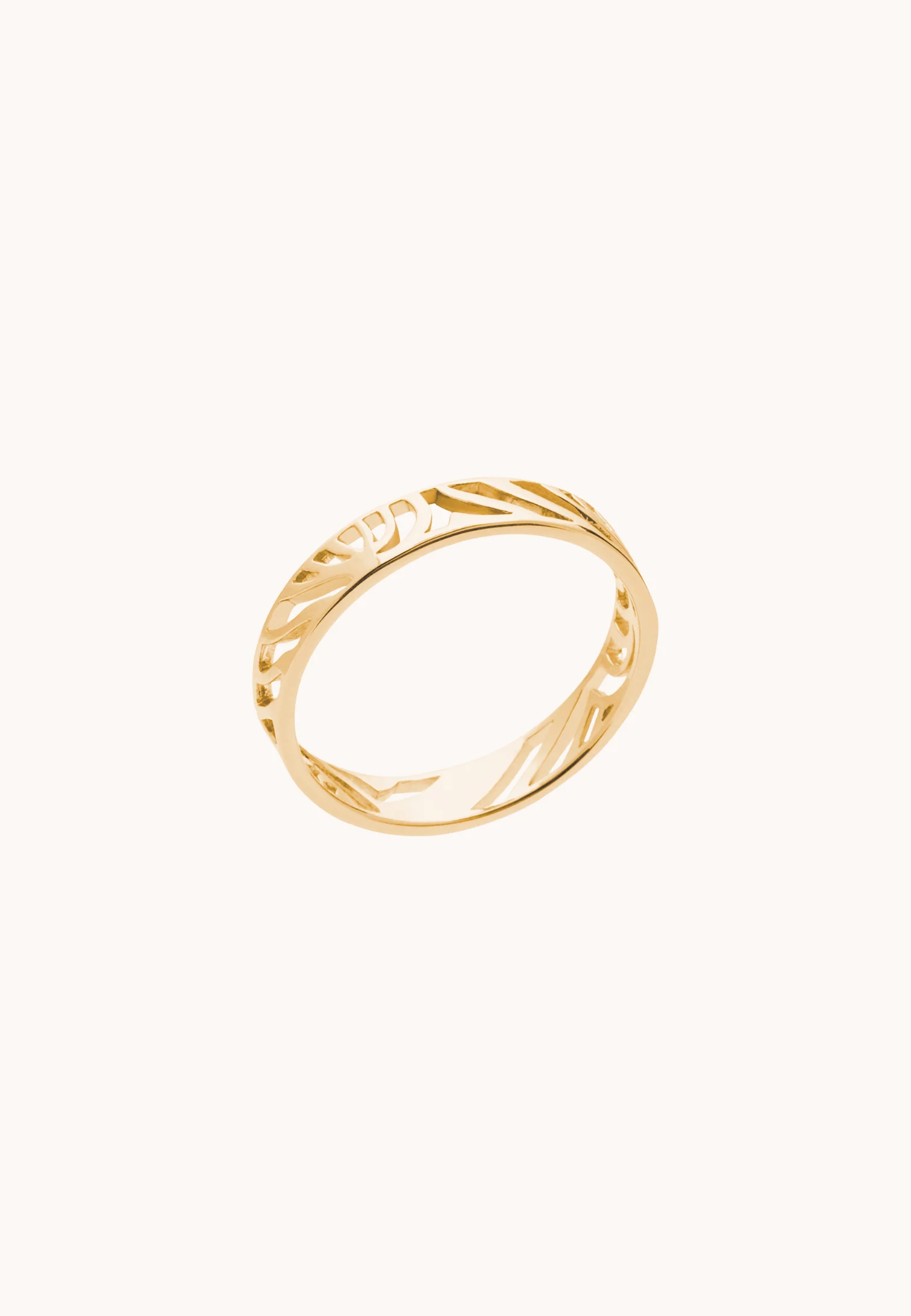 Bague Chloé laiton doré 3 microns 18 carats