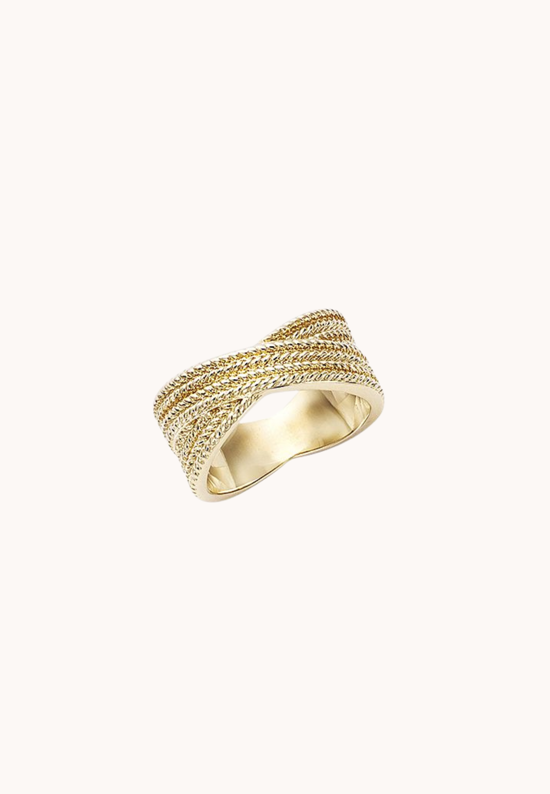 Bague Cindy laiton doré 3 microns 18 carats