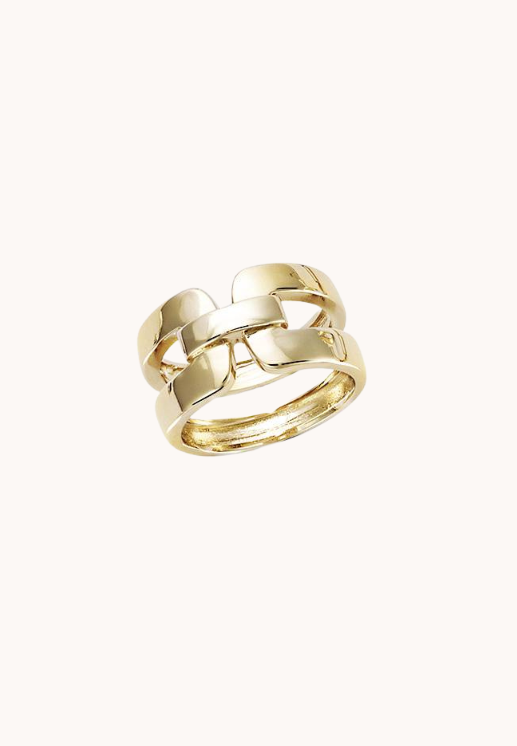 Bague Claire laiton doré 3 microns 18 carats