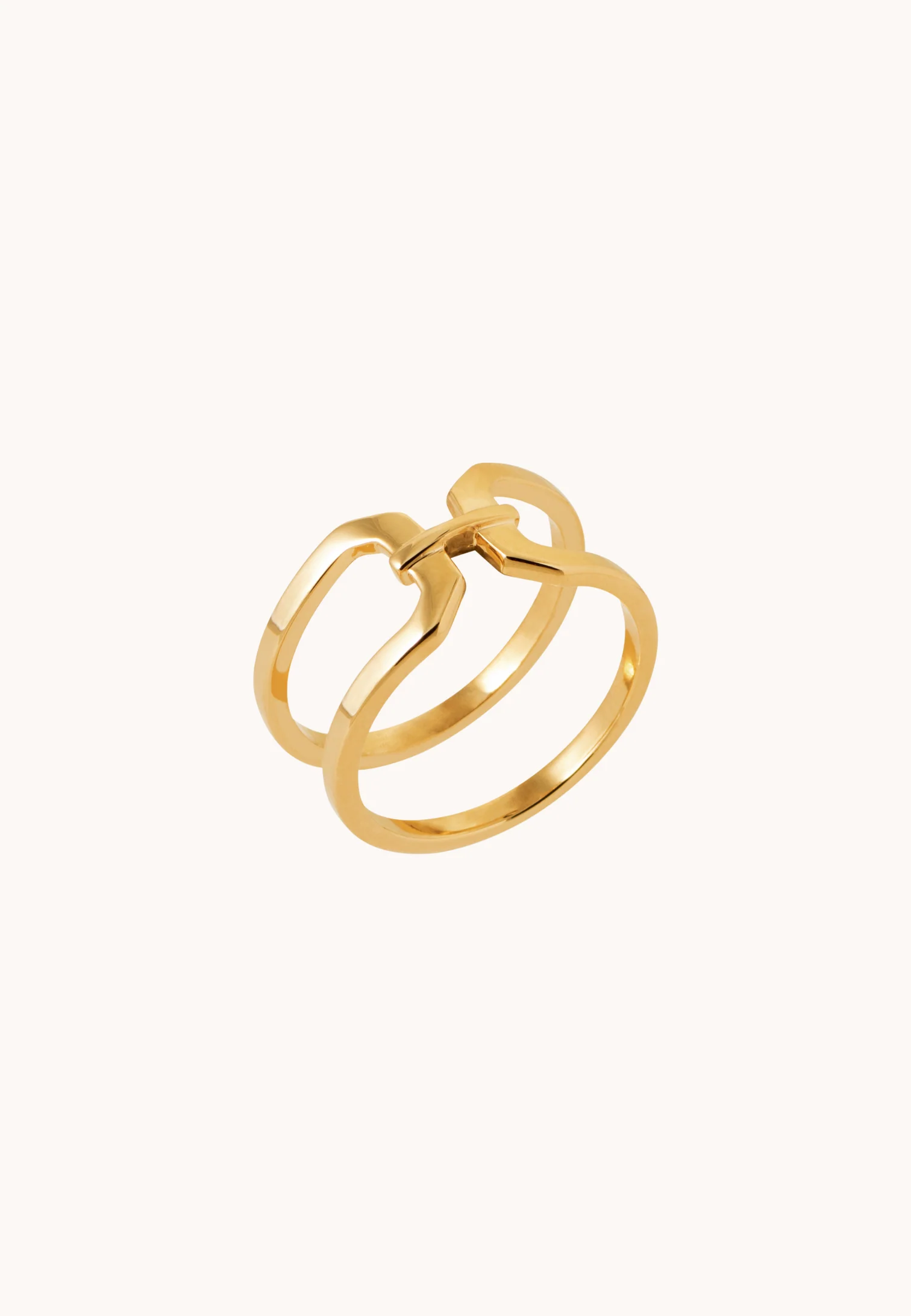 Bague Cora laiton doré 3 microns 18 carats