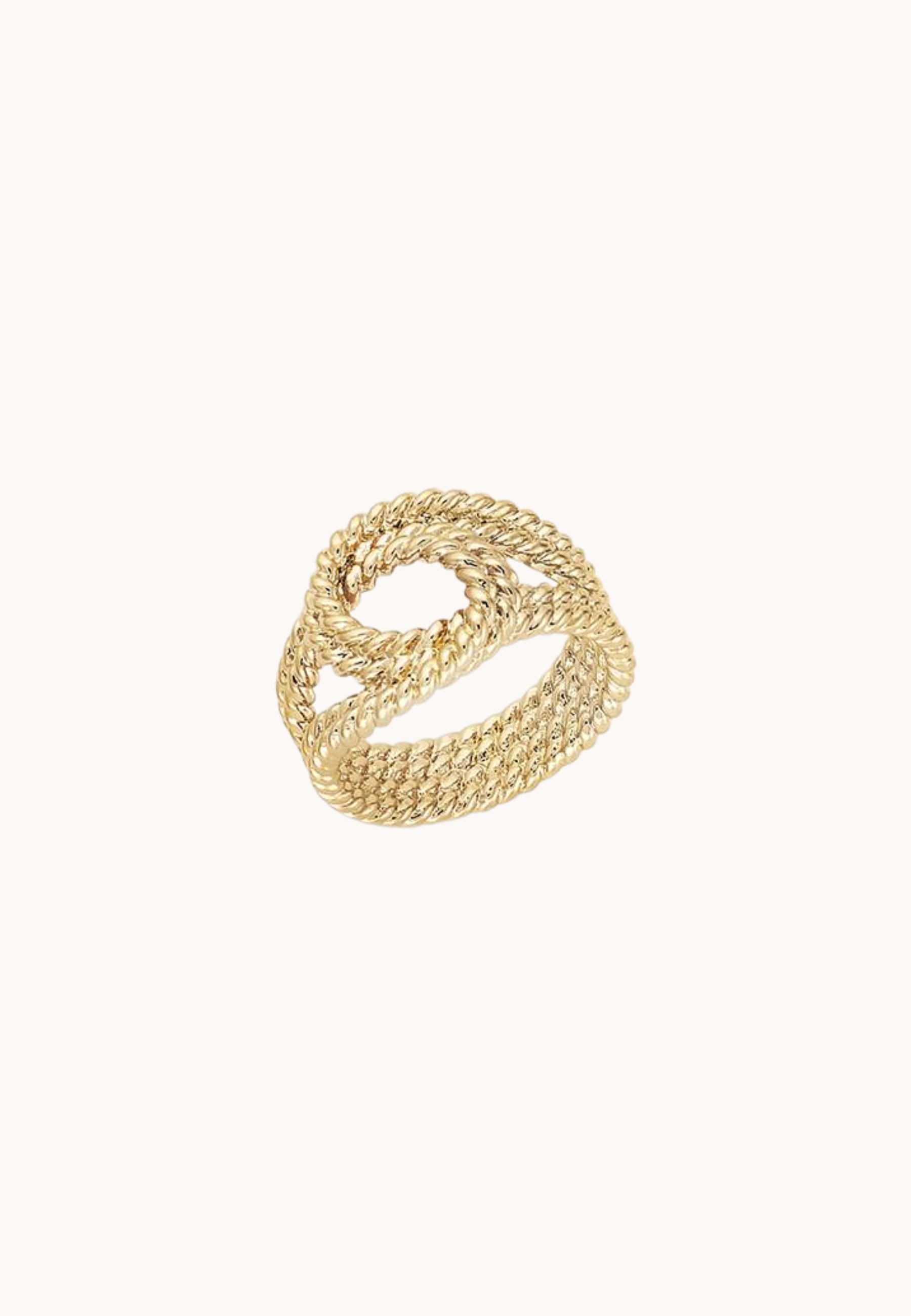 Bague Fanny laiton doré 3 microns 18 carats