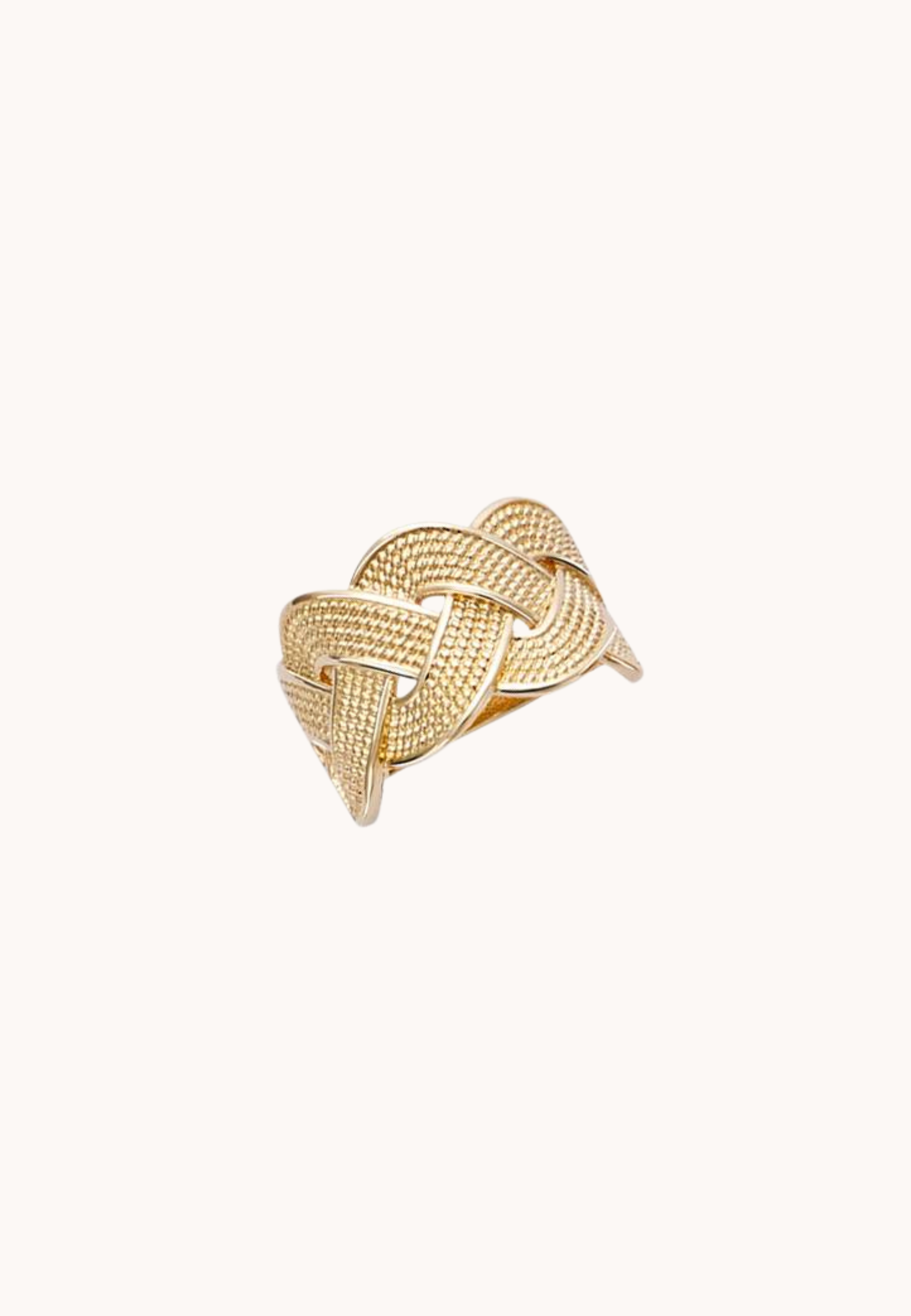 Bague Géraldine laiton doré 3 microns 18 carats
