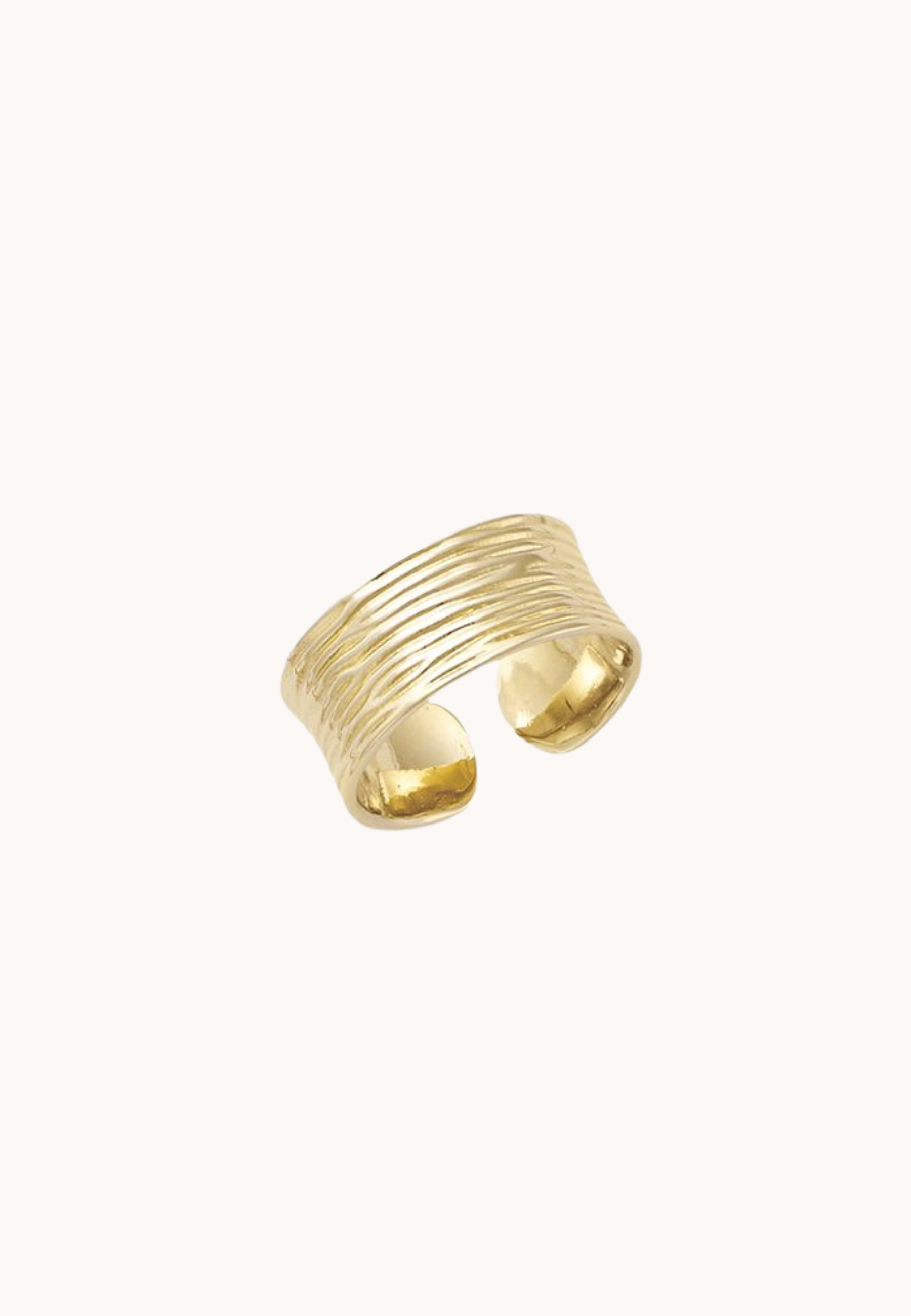 Bague Jeanne laiton doré 3 microns 18 carats