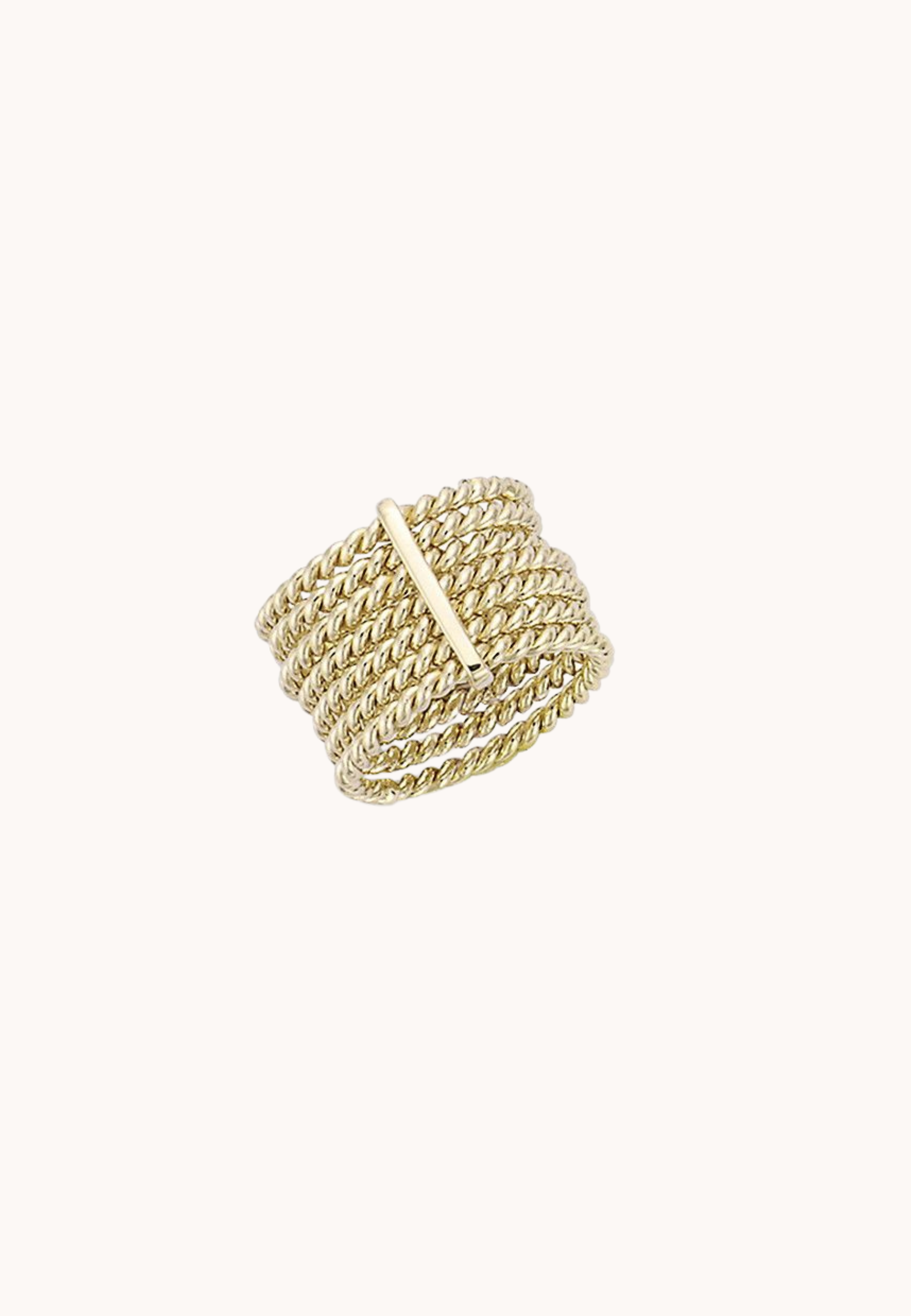 Bague Juliette laiton doré 3 microns 18 carats