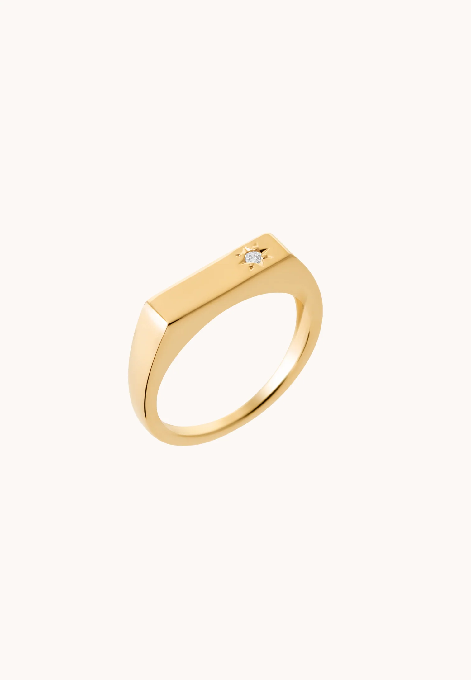 Bague Léna laiton doré 3 microns 18 carats