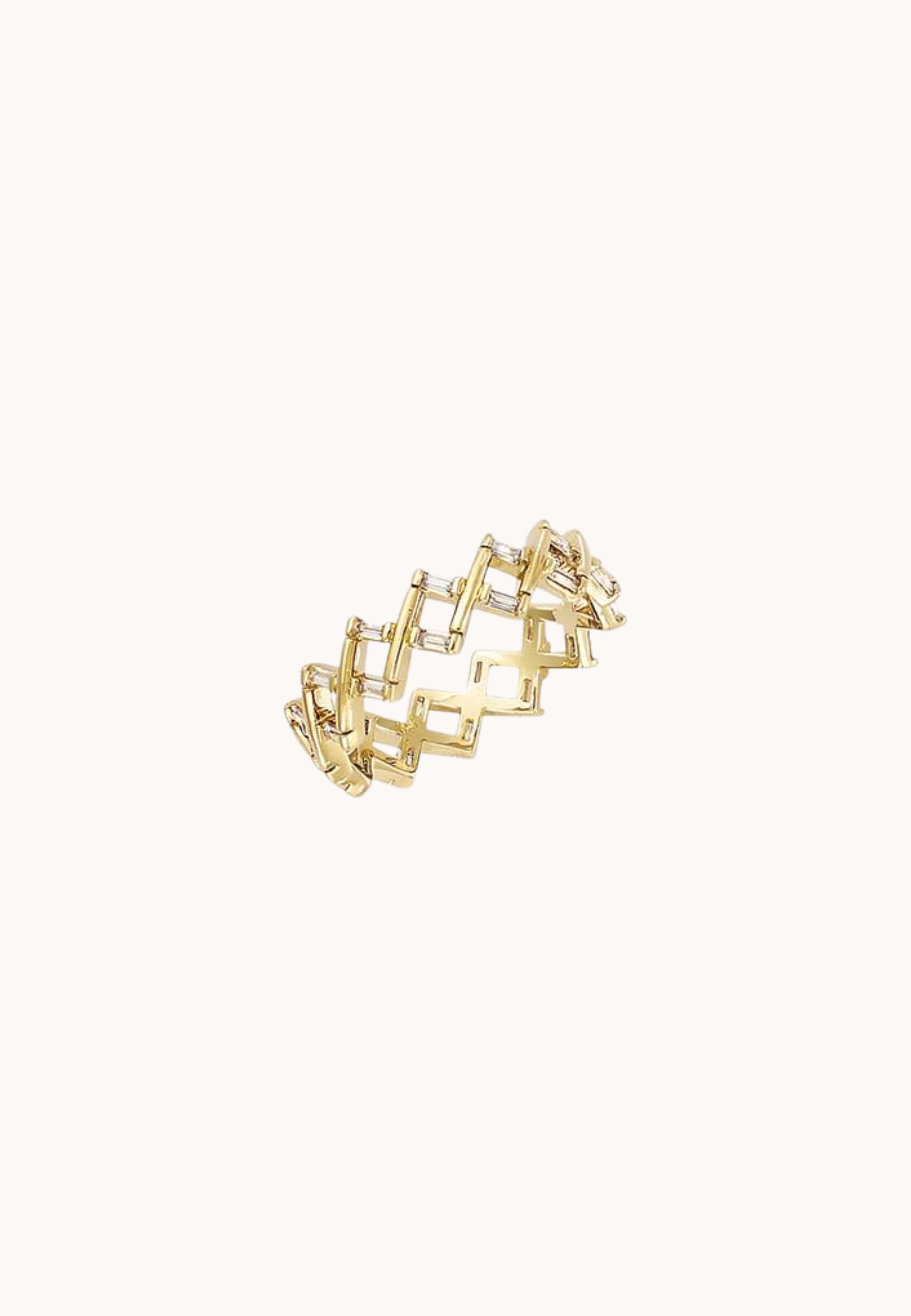 Bague Marguerite laiton doré 3 microns 18 carats