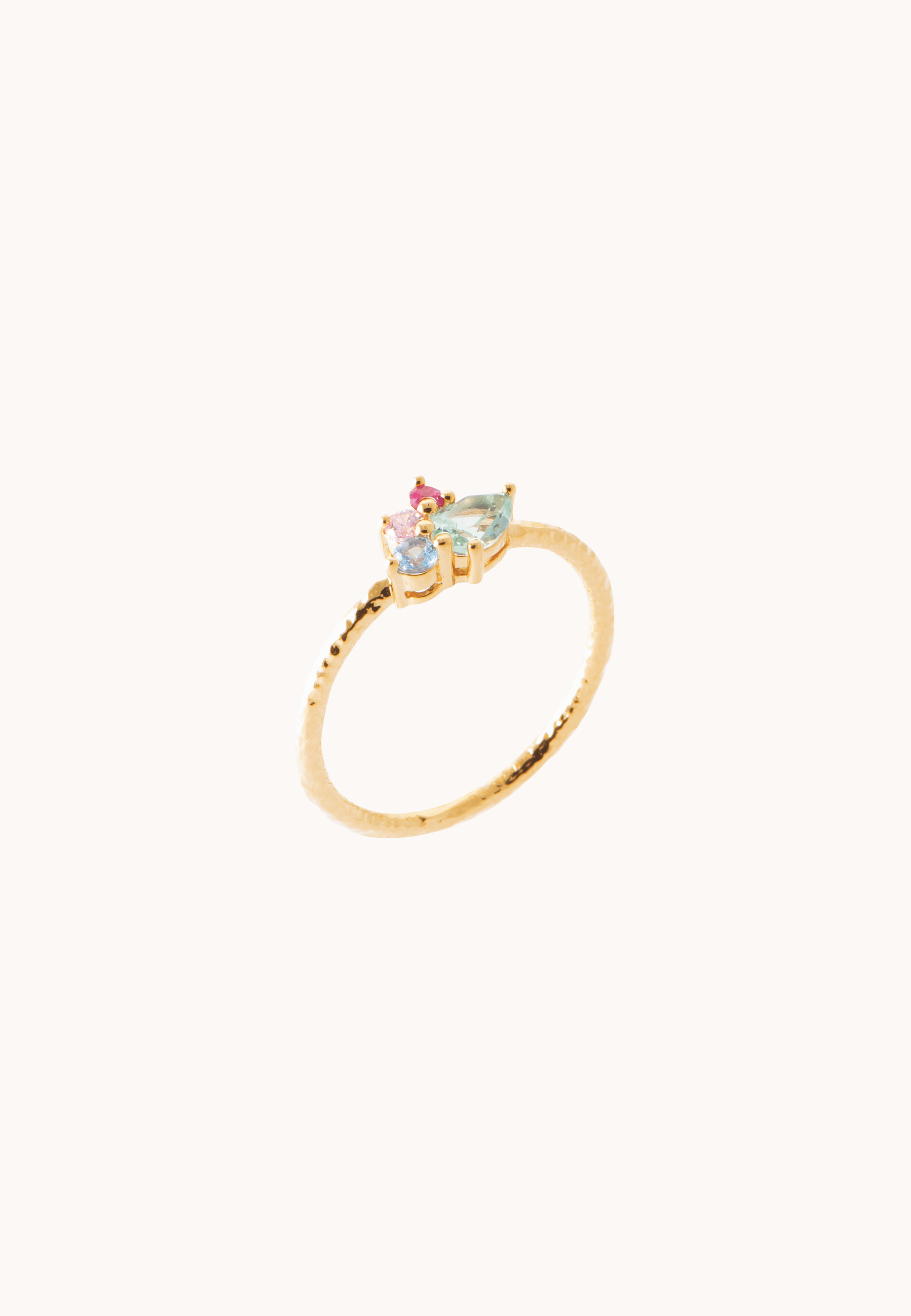 Bague Mounia laiton doré 3 microns 18 carats