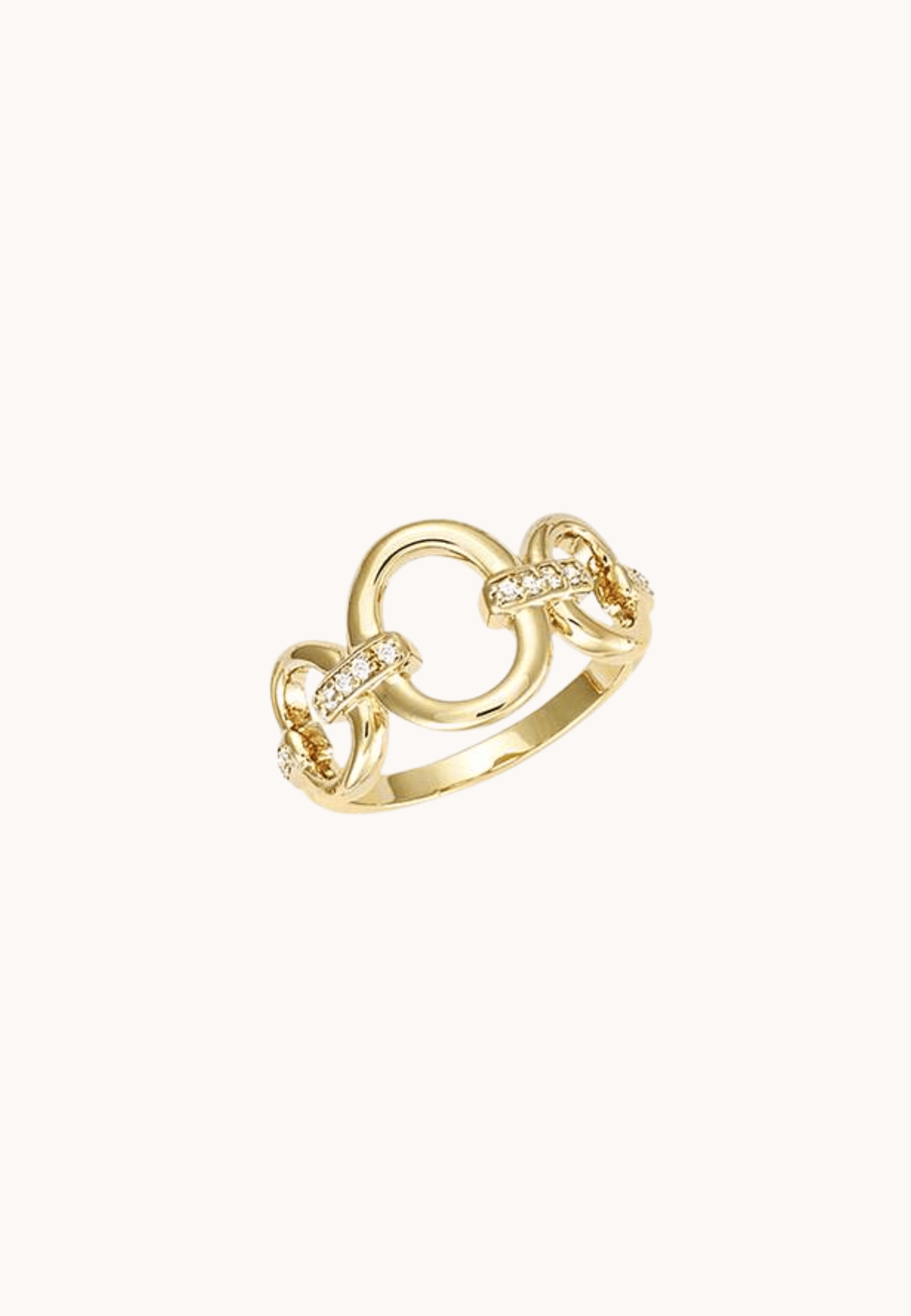 Bague Iris laiton doré 3 microns 18 carats