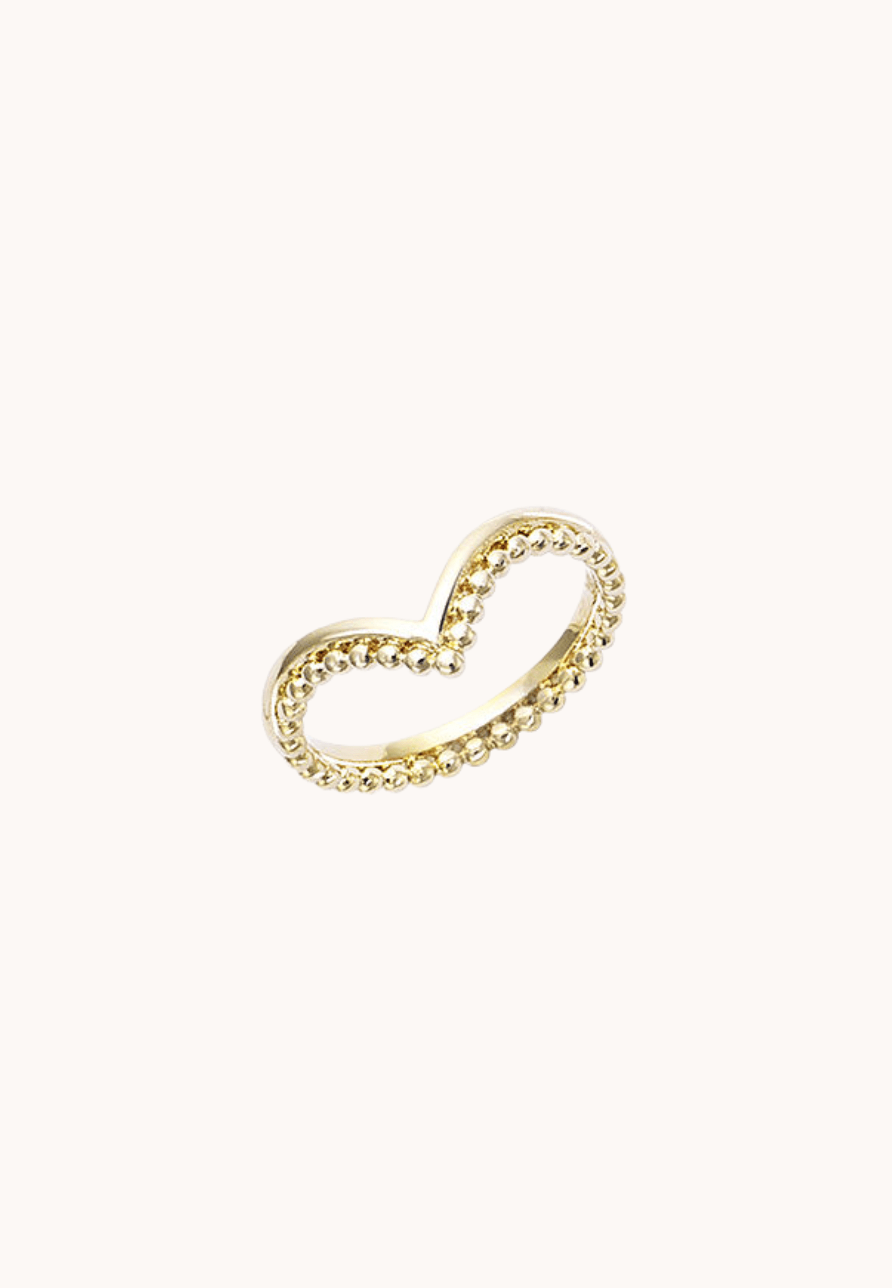 Bague Joy laiton doré 3 microns 18 carats