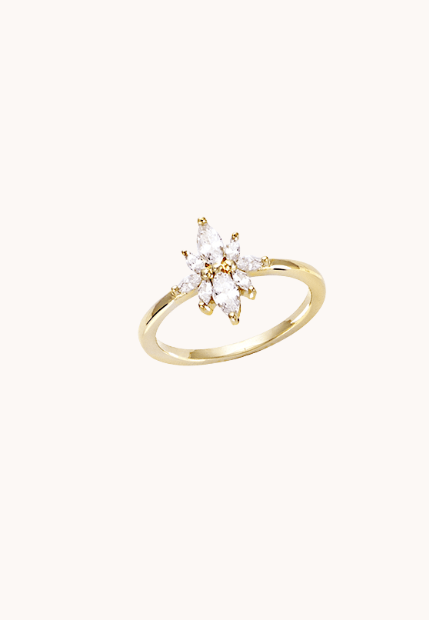 Bague Laure laiton doré 3 microns 18 carats