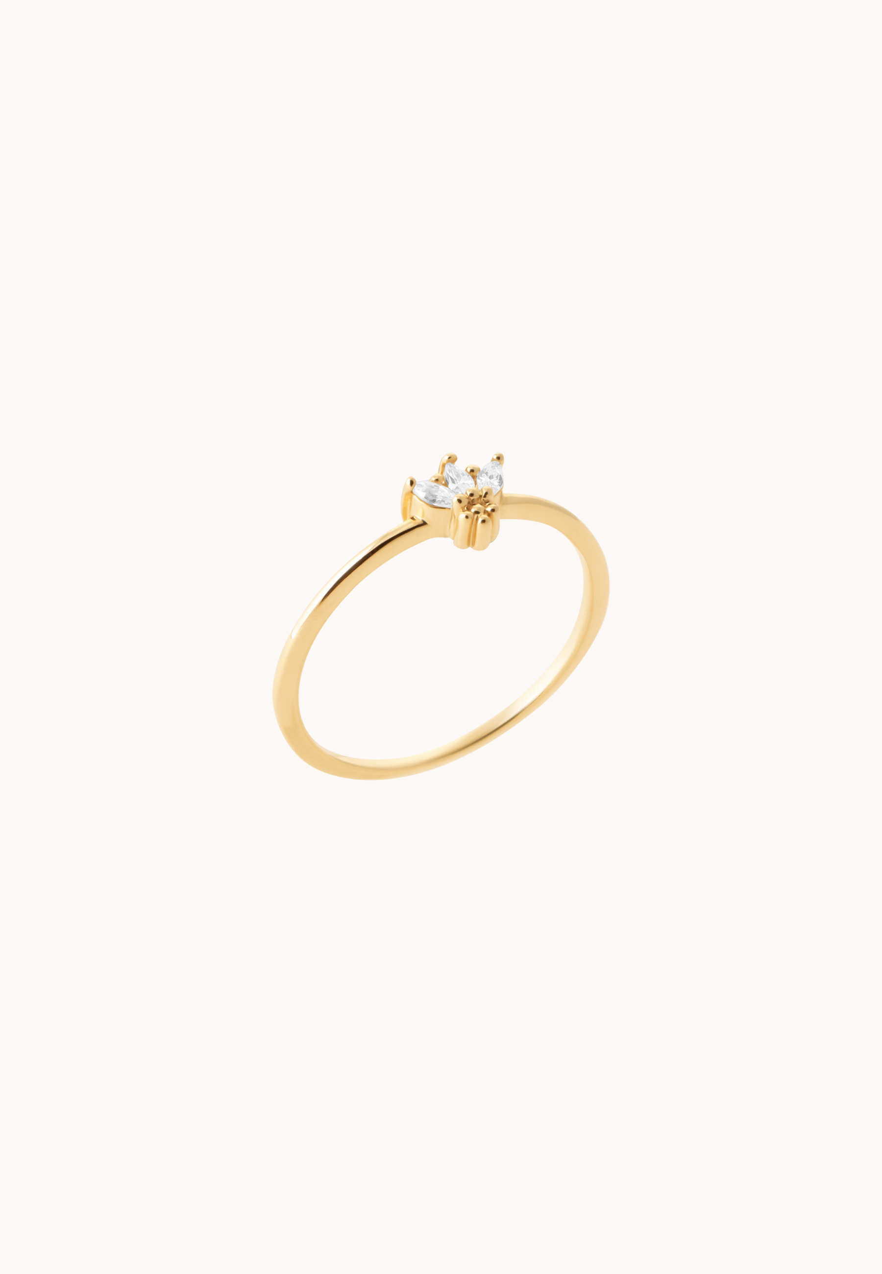 Bague Sofia laiton doré 3 microns 18 carats