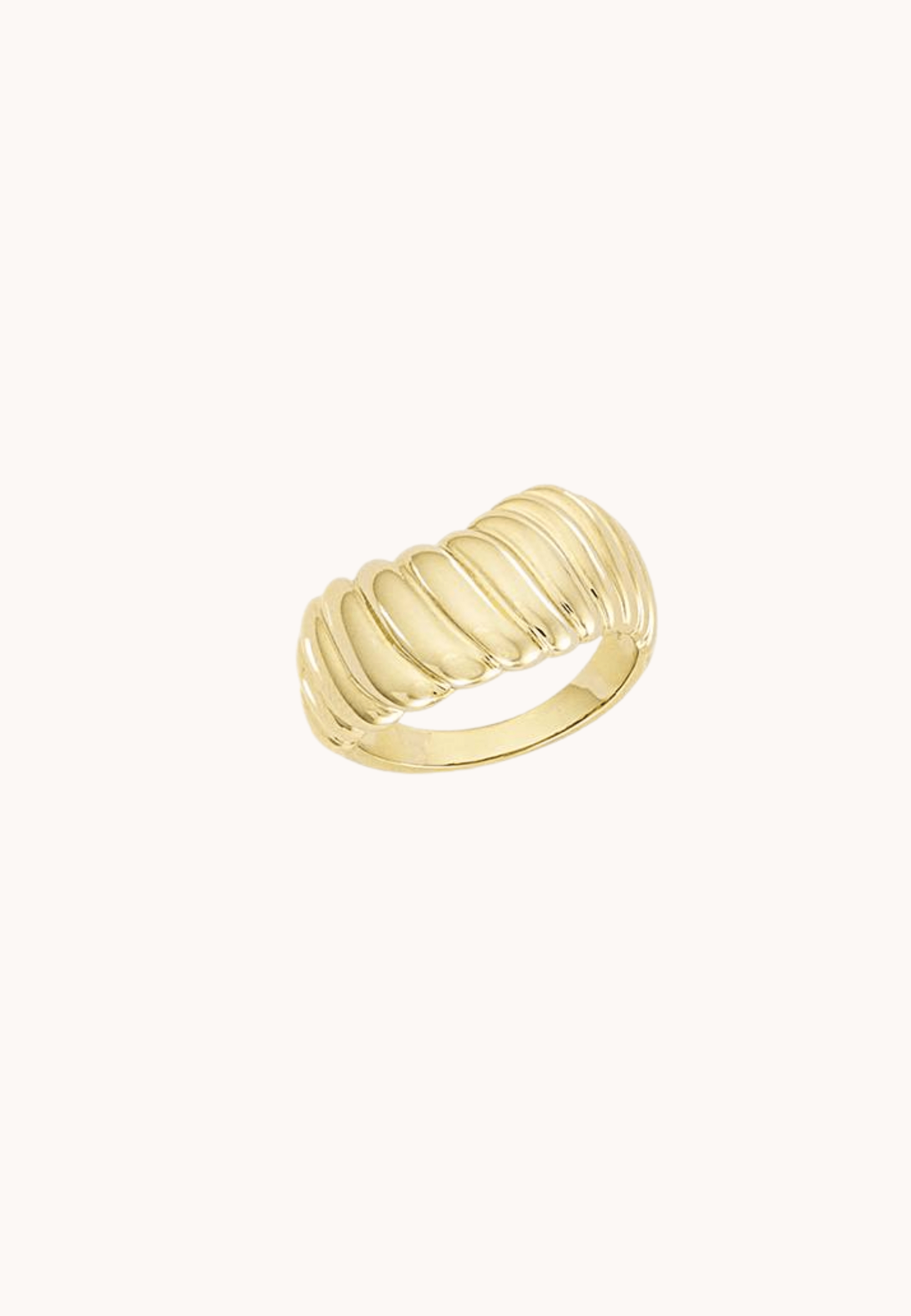 Bague Léonie laiton doré 3 microns 18 carats