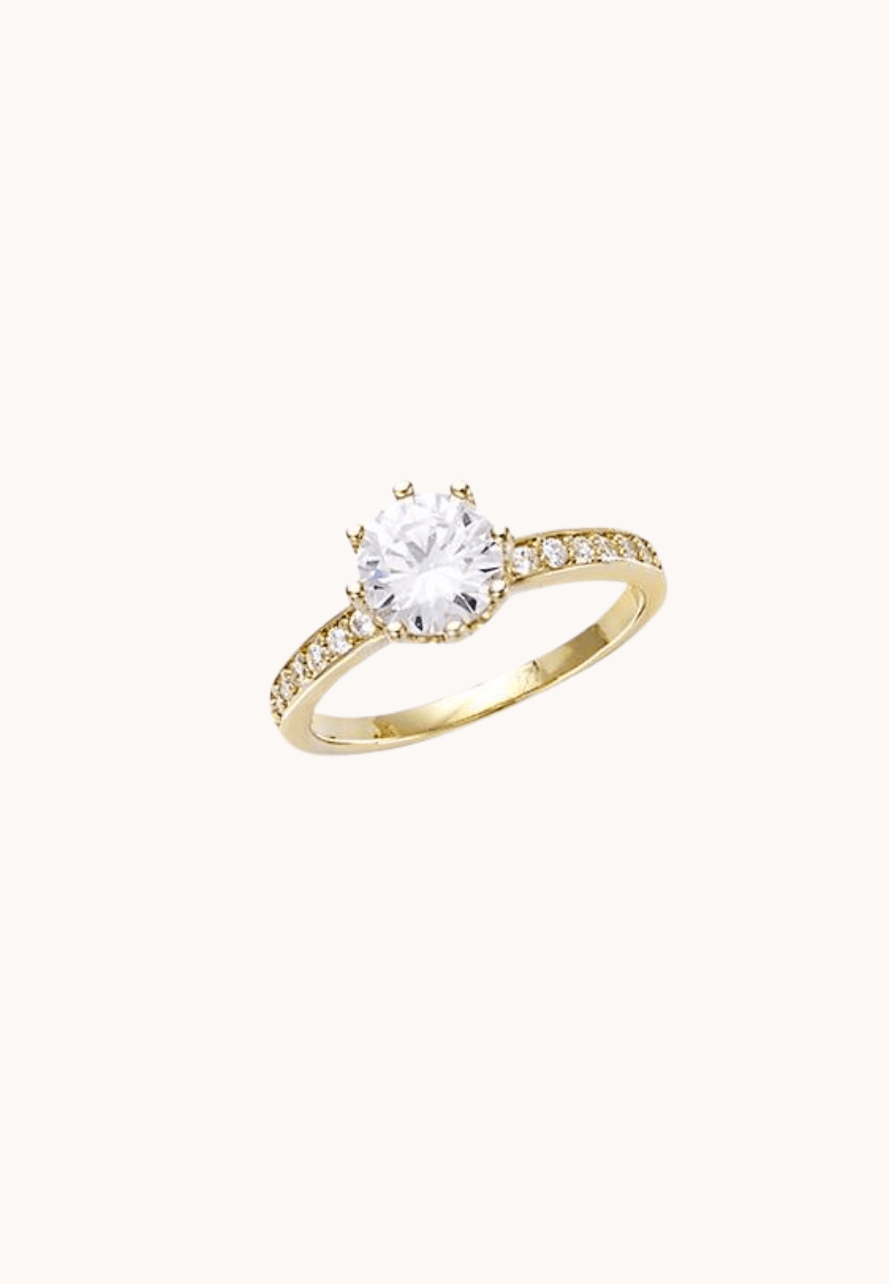 Bague Magalie laiton doré 3 microns 18 carats