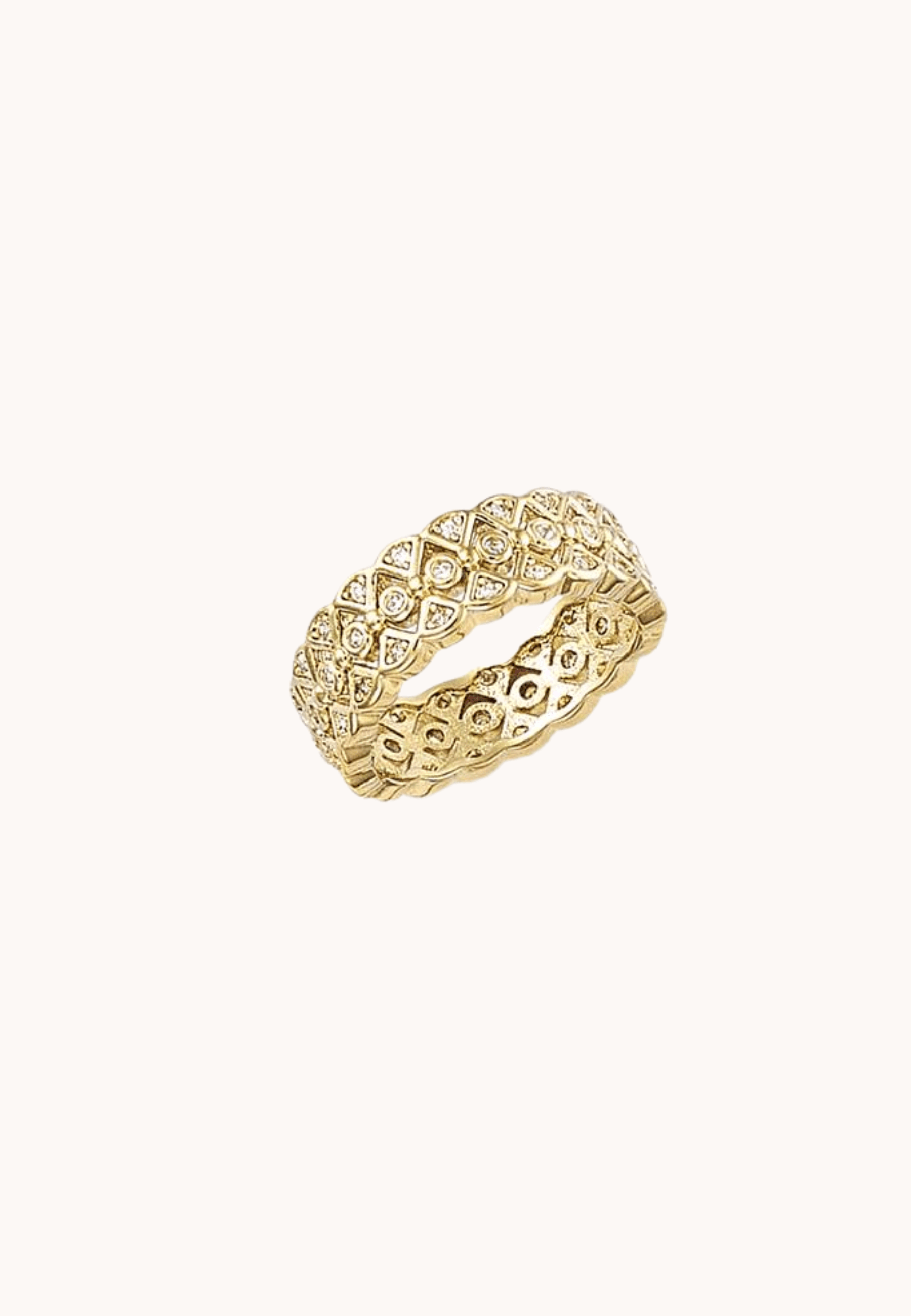Bague Naomie laiton doré 3 microns 18 carats