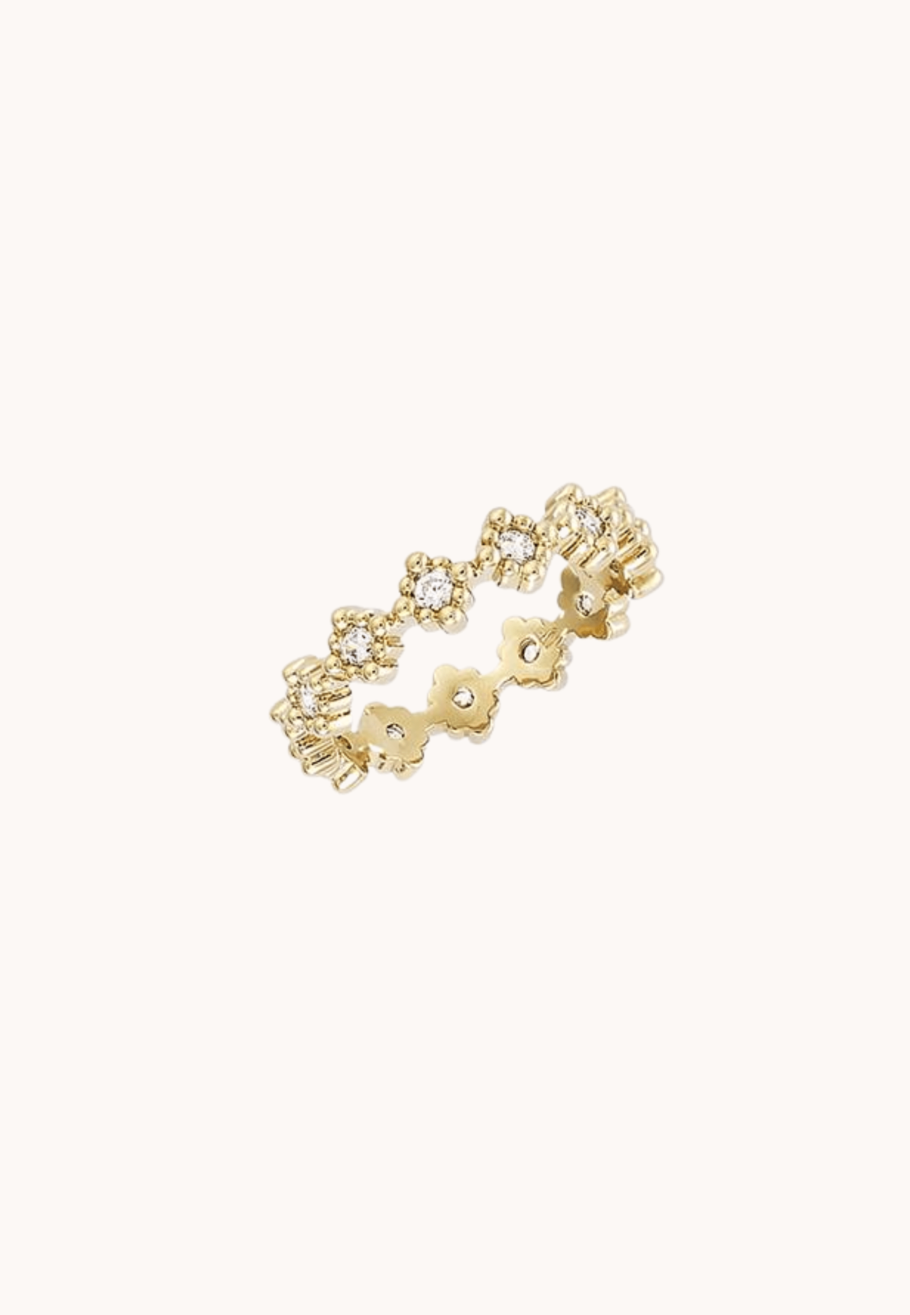Bague Nour laiton doré 3 microns 18 carats