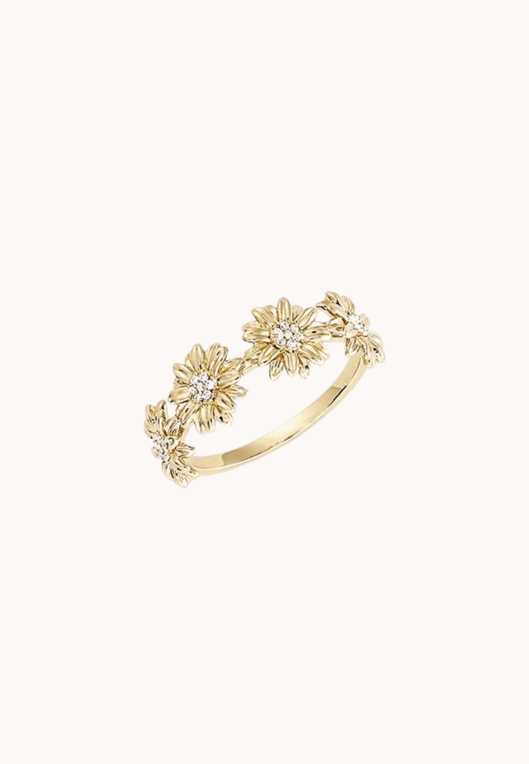 Bague Romane laiton doré 3 microns 18 carats