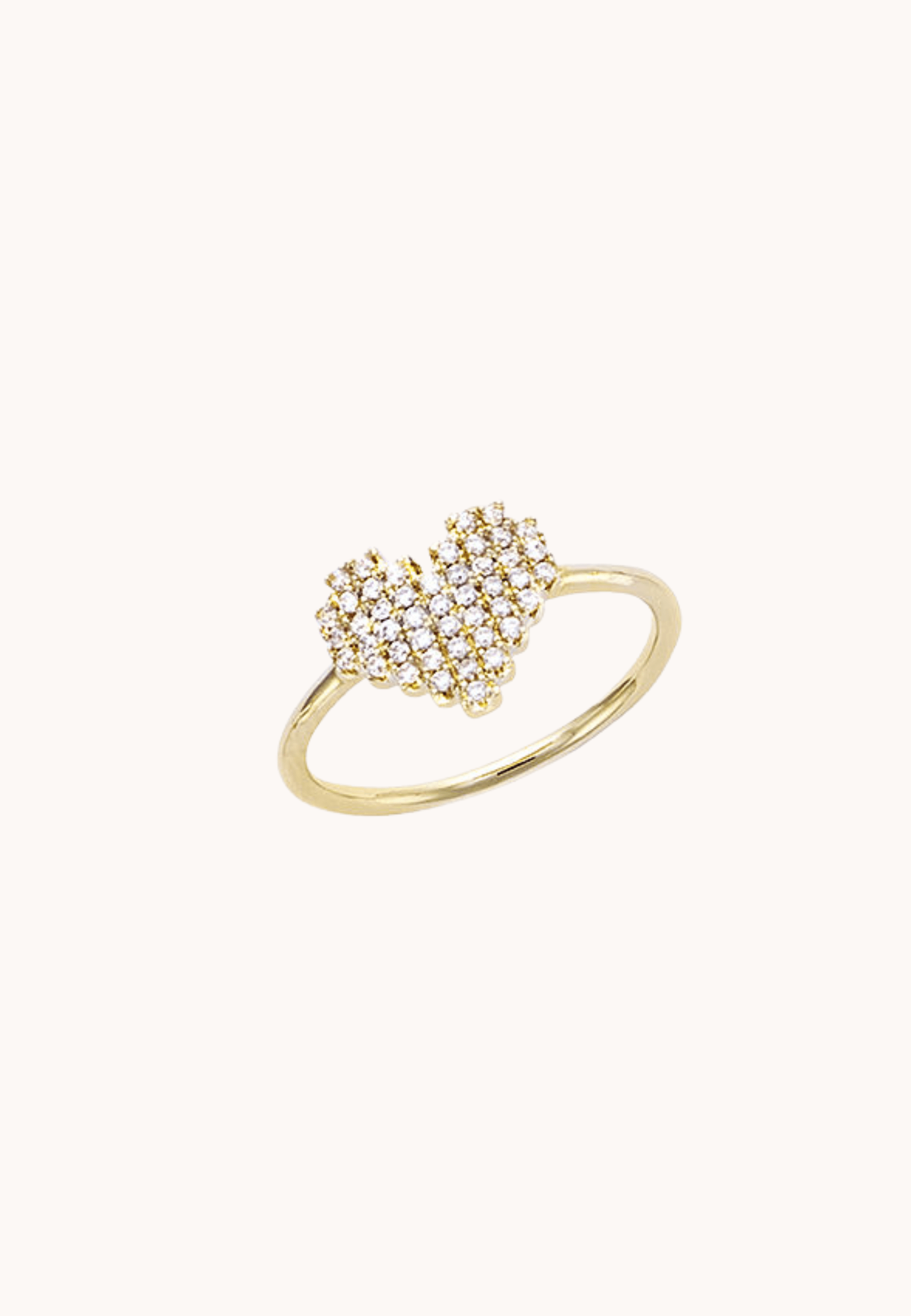 Bague Solène laiton doré 3 microns 18 carats