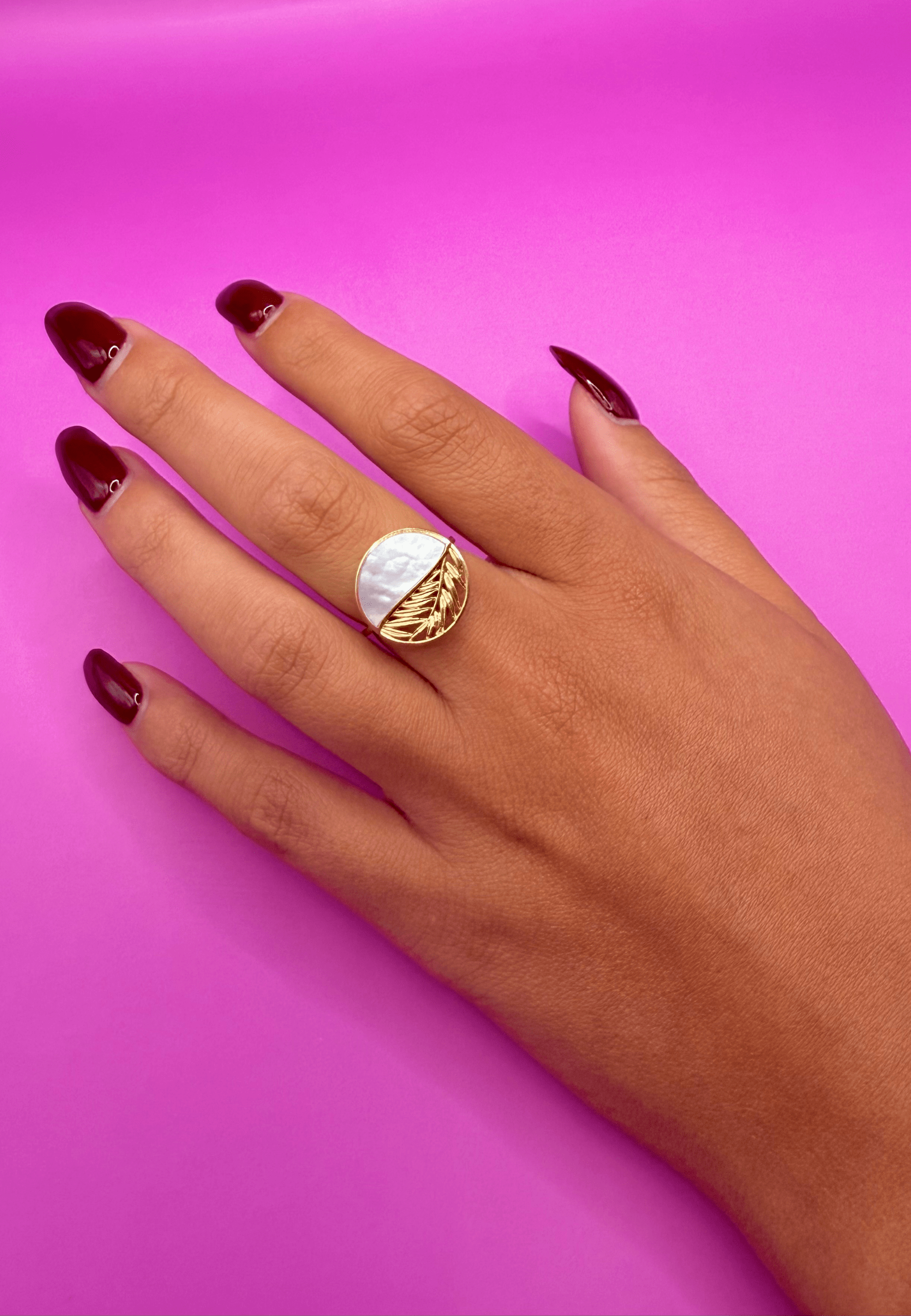 Bague Cleia laiton doré 3 microns 18 carats