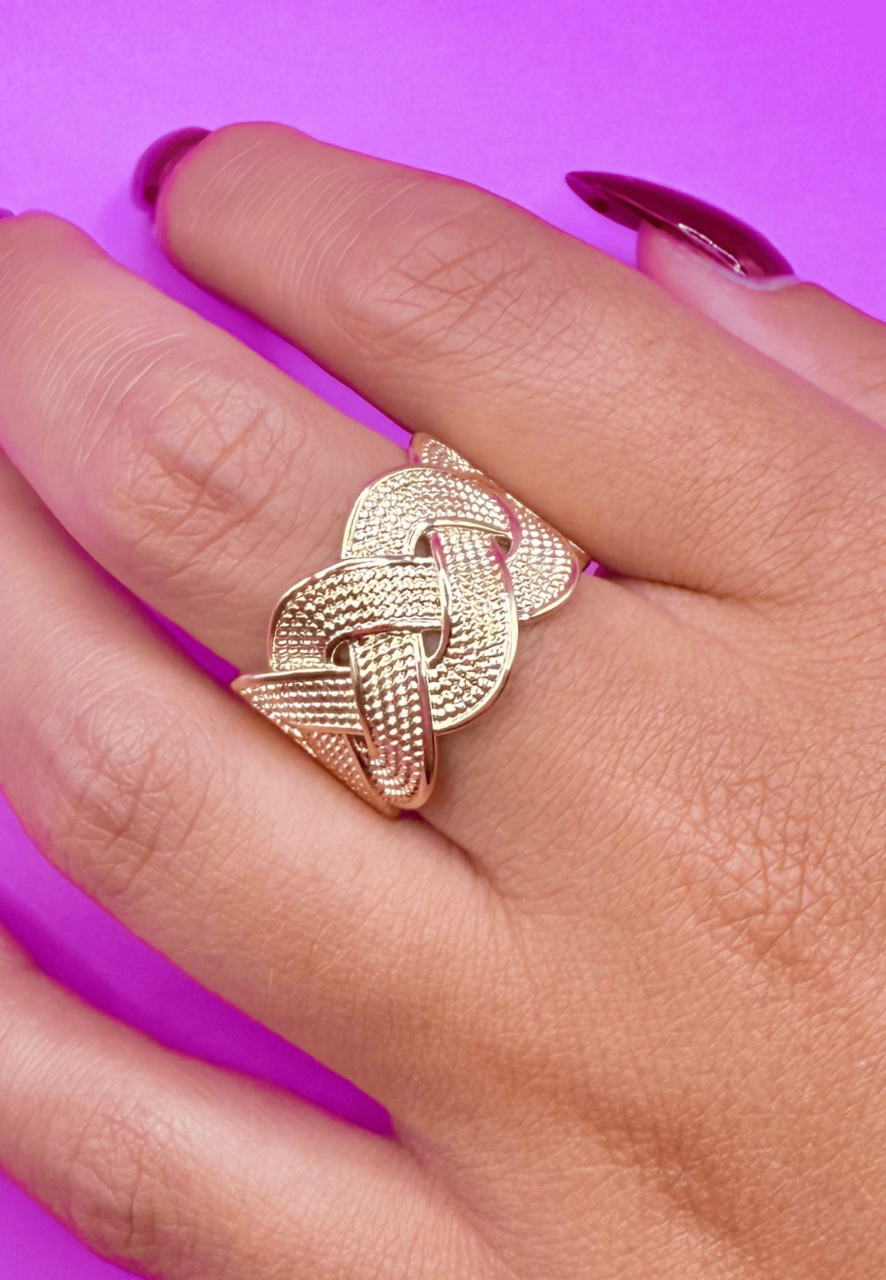 Bague Géraldine laiton doré 3 microns 18 carats