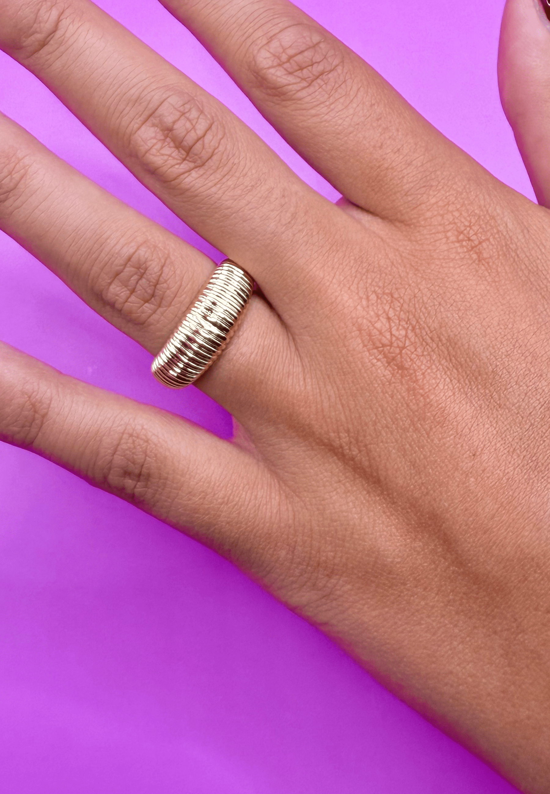 Bague Cassie laiton doré 3 microns 18 carats